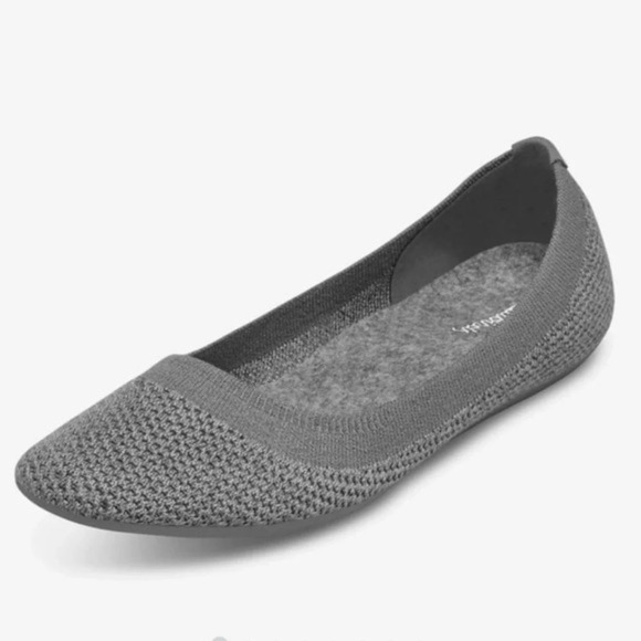 Allbirds Tree Breezer Grey Ballet Flat Slip on Women’s shoes size 7.5 - Picture 1 of 13